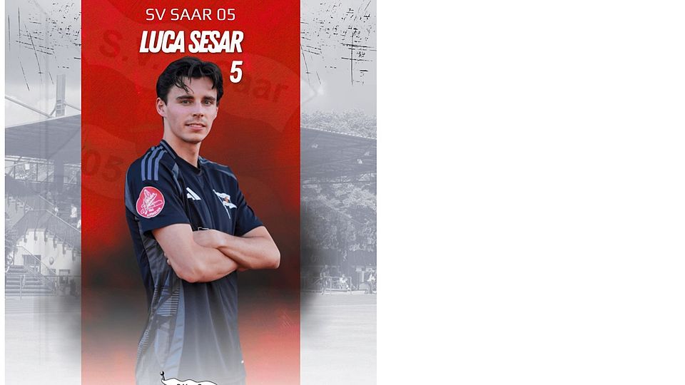 Luca Sesar (Saar 05) erzielte mit dem Halbzeitpfiff die wichtige 1:0-Führung gegen Kandil
