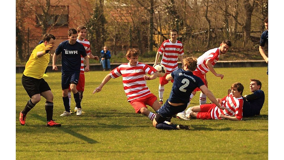 An Einsatzwillen mangelte es dem FSV in der abgelaufenen Saison nicht. Letztlich jubelten am Ende aber meistens die Gegner.         F: Wolff