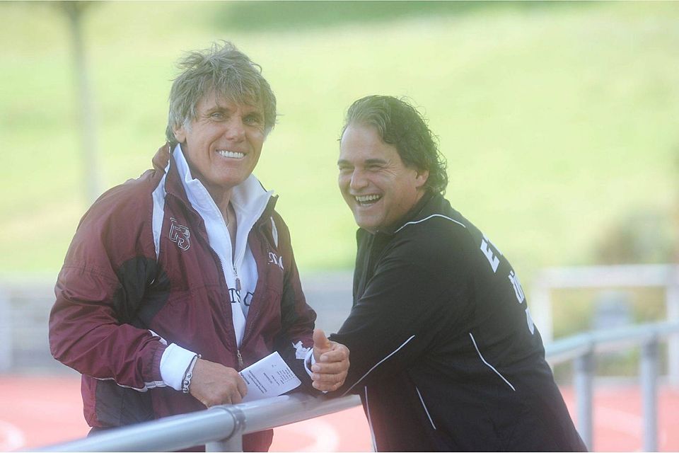 Die Macher des neuen Mittelrheinliga-Spitzenreiters Euskirchener TSC: Trainer Kurt Maus (links) und der Sportliche Leiter Dirk Gläser Die Macher des neuen Mittelrheinliga-Spitzenreiters Euskirchener TSC: Trainer Kurt Maus (links) und der Sportliche Leiter Dirk Gläser