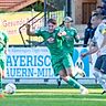 Der volle Einsatz hat am Ende nicht gereicht. Der TuS Holzkirchen (in Grün) hat sein Heimspiel gegen den TSV Ampfing knapp verloren.