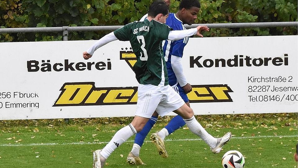 Der SC Maisach, hier im Spiel gegen Aich, konnte in Landsberg punkten