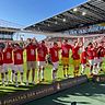 Rot-Weiss Essen hat den Niederrheinpokal gewonnen. 