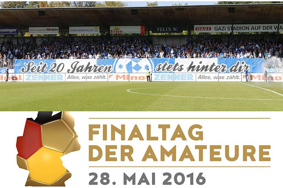 Das Stuttgarter Gazistadion hat beim Finaltag der Amateure eine besondere Bedeutung. Foto: Pressefoto Baumann/DFB, Collage FuPa