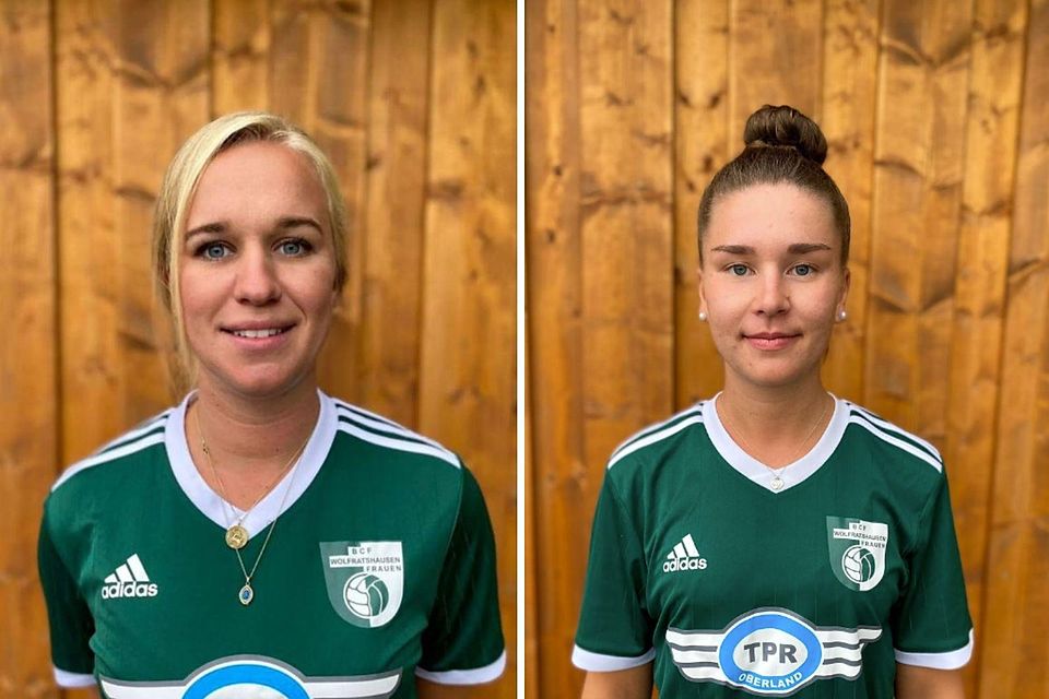 Die nächsten drei Punkte für Wolfratshausen und die Spielerinnen Katharina Frankl (l.) und Hannah Förg. (r.)