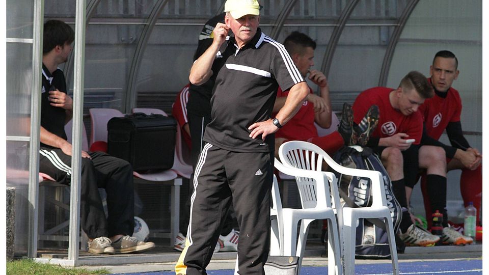 LFC-Coach Walter Kornmüller.  F: Bock