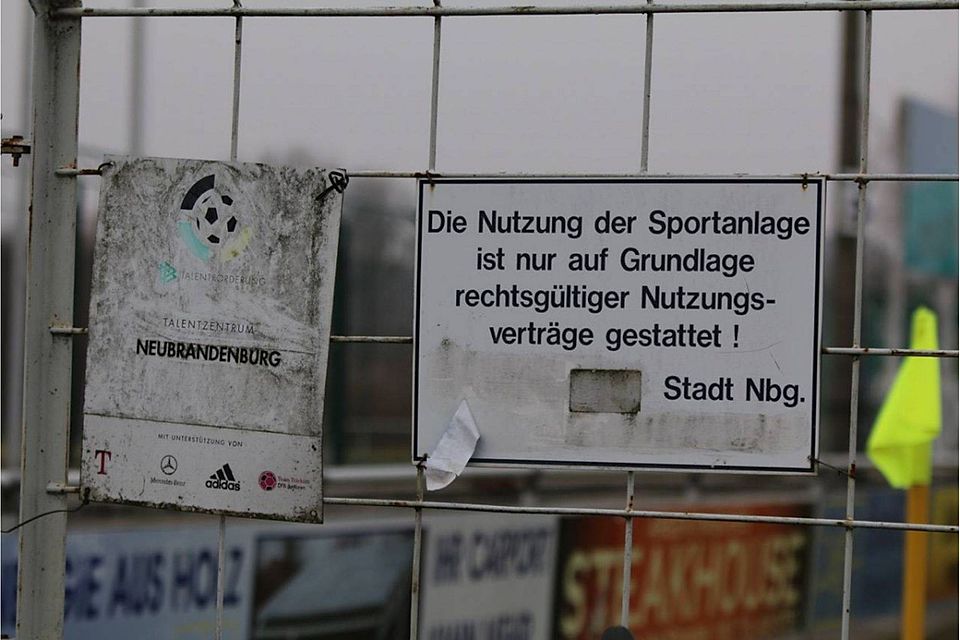 Der Oberliga-Lack ist ab: Nach dem Saisonfinale will Neubrandenburg das Insolvenzverfahren eröffnen, bestätigte der Klub noch einmal. F: Kerstin Kellner