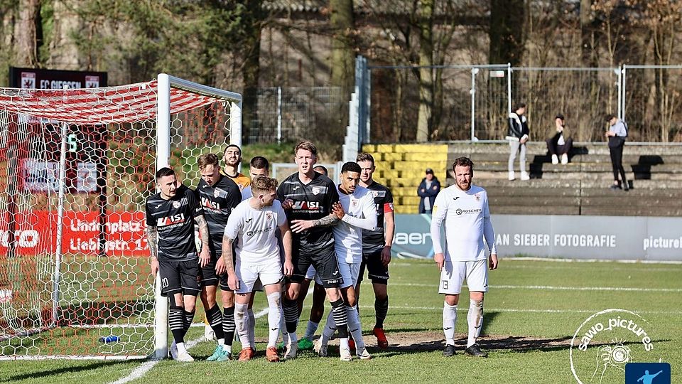 Gießen kurz vorm Ziel.