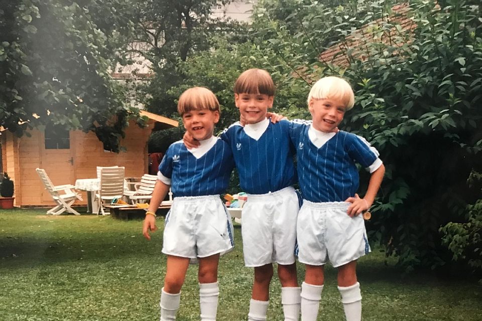 Maxi, Seppi und Lukas als Kinder.
