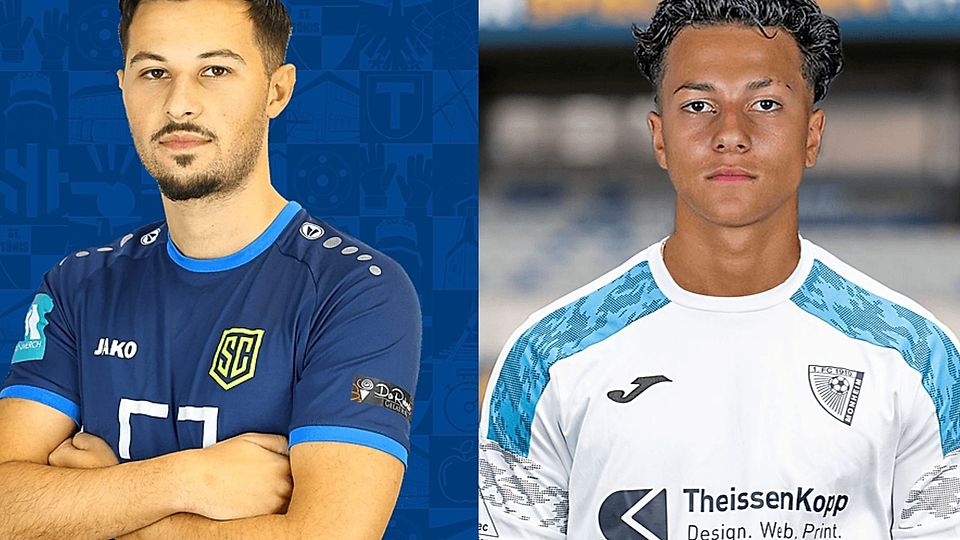 Adonis Milaj (l.) und Niclas Isaac Ferreira Zufelde.