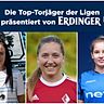 Lena Zaindl (mi.) führt die Torschützinnenliste an, Kira Winter (r.) und Stefanie Stepberger (l.) können aber immer noch aufholen.