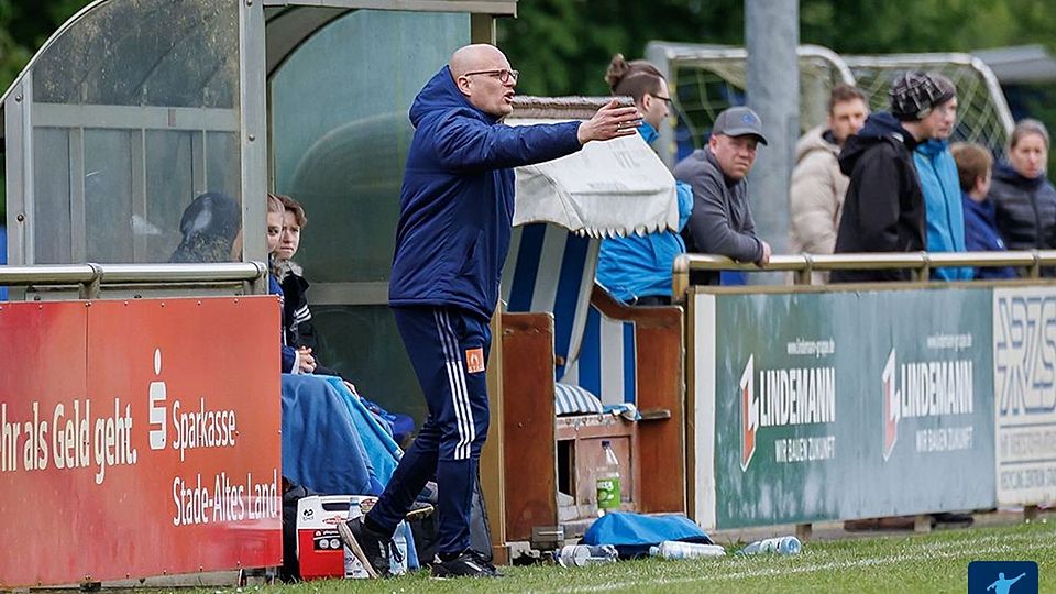 Norman Pehmüller war in der Saison 2023/24 als Trainer der Landesliga-Frauen des VfL Güldenstern Stade tätig