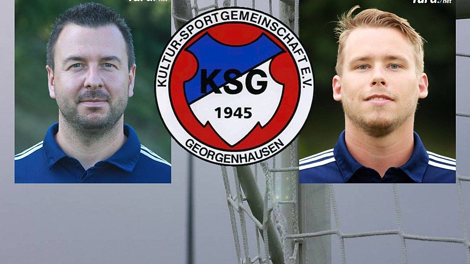 Wolfgang Kühn (links) und Steffen Kaiser hören bei der KSG Georgenhausen auf.