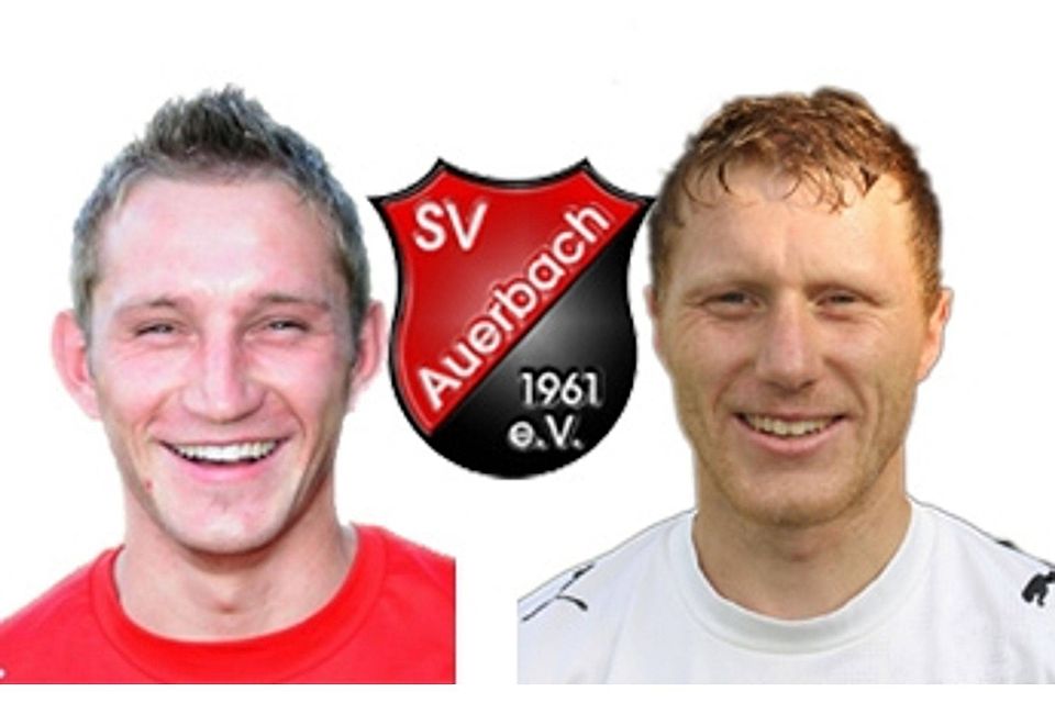 Hans Kroiss und Matthias Steudtner haben auch in der kommenden Saison das Sagen beim SV Auerbach.