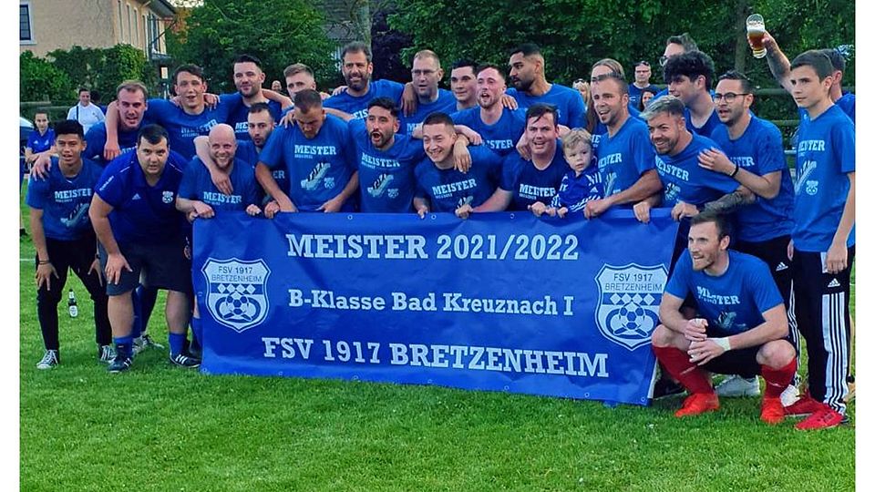 Meisterlich: Ohne Gegentreffer feierte der FSV Bretzenheim vorzeitig die Rückkehr in die A-Klasse.	