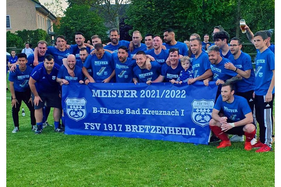 Meisterlich: Ohne Gegentreffer feierte der FSV Bretzenheim vorzeitig die Rückkehr in die A-Klasse.	