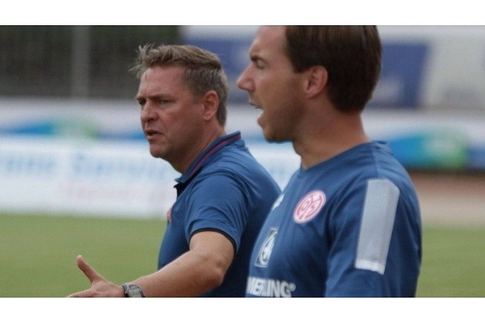 Dirk Kunert (links) und Fabian Gerber hatten die Mainzer Mannschaft prima eingestellt. Archivfoto: Dinger