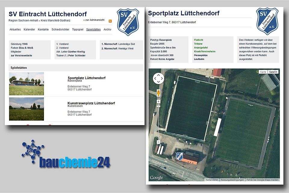 Eintracht Lüttchendorf macht es vor - so klasse könnt ihr eure Spielstätten präsentieren.