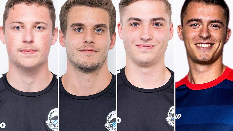 Laufen weiter für den TSV Bogen auf (von links nach rechts): Tobias Gayring, Simon Moosbauer, Niklas Karl und Maxi Gegenfurtner. 