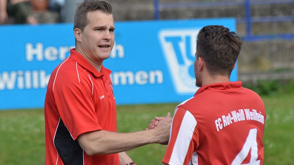 „Konnten  bisher immer gut mithalten“: der Weilheimer Coach Lars Müller (links) | Foto: Hannes Schuster