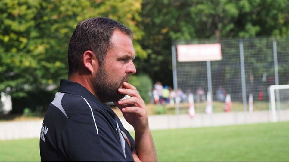 Cannstatts Trainer Stefan Schuon: "Wie wir uns gegen Vaihingen präsentiert haben, war inakzeptabel." Foto: Florian