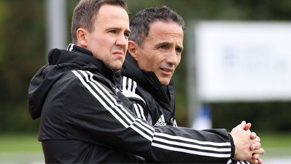 Maik Schütt (links) und Elvir Adrovic: Mit neuem Selbstbewusstsein fahren die Sindelfinger heute zur TSG Tübingen Foto (Archiv): Eibner