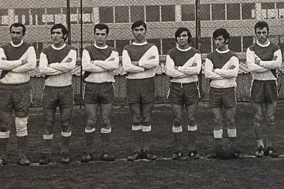 Die Gründermannschaft des TSV Aspis Taufkirchen aus dem Jahr 1972.
