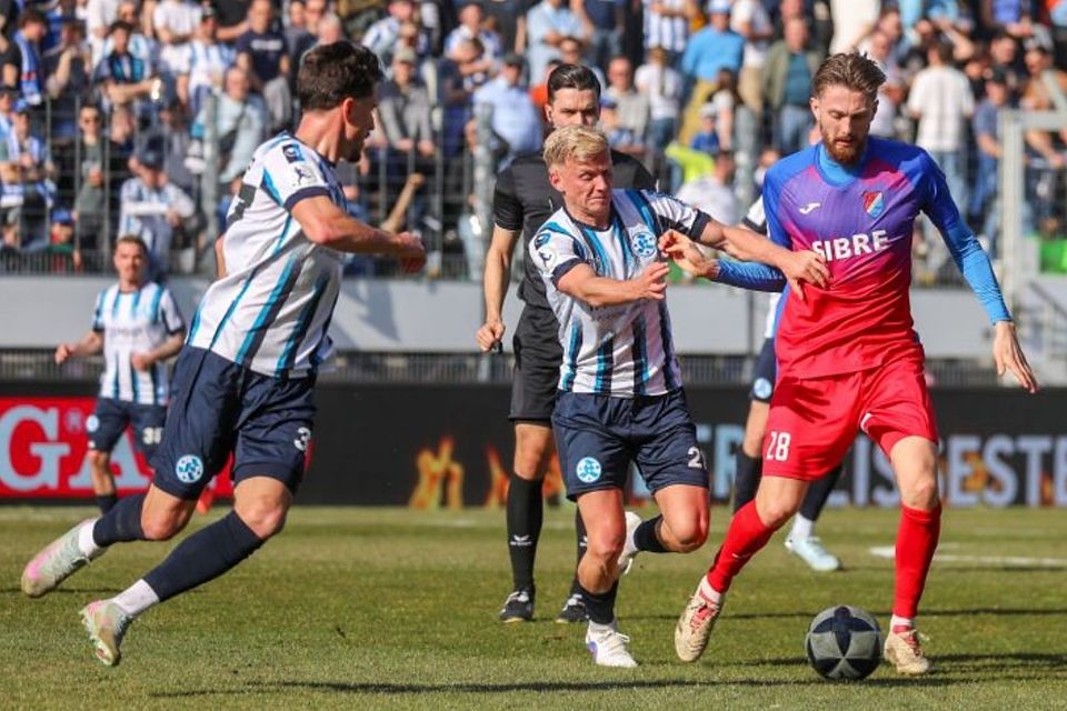 Ole Käuper im Zweikampf