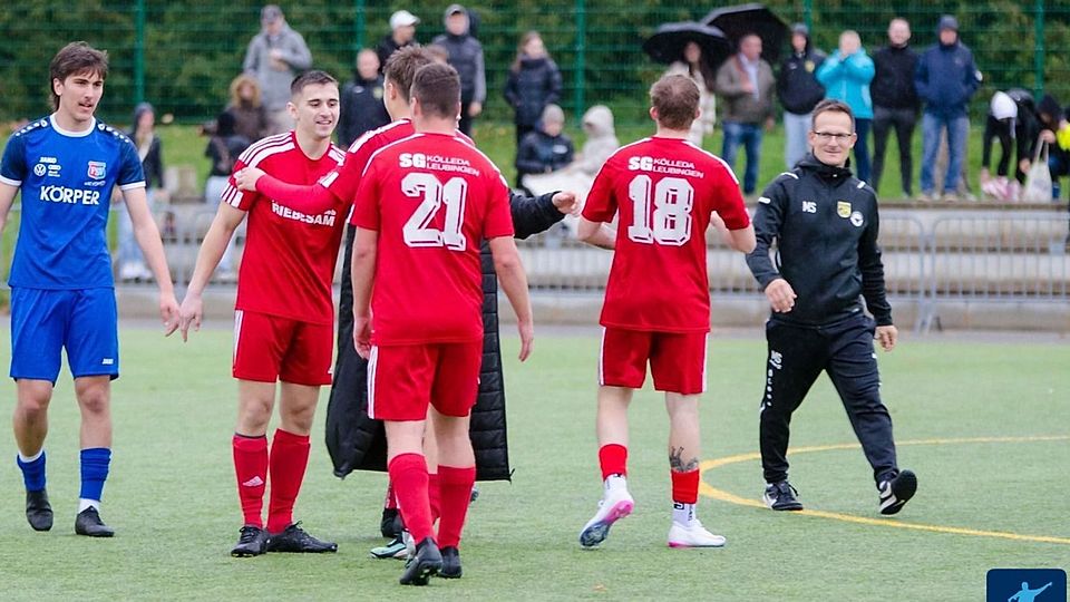Marco Schmeißer (rechts) will gegen Arenshausen endlich wieder mal drei Punkte einfahren.