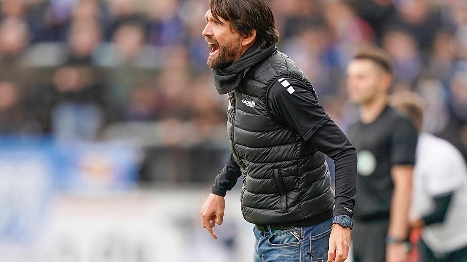 Wählte vor dem Heimspiel gegen Viktoria Köln erneut klare Worte: Türkgücü Münchens Trainer Peter Hyballa.