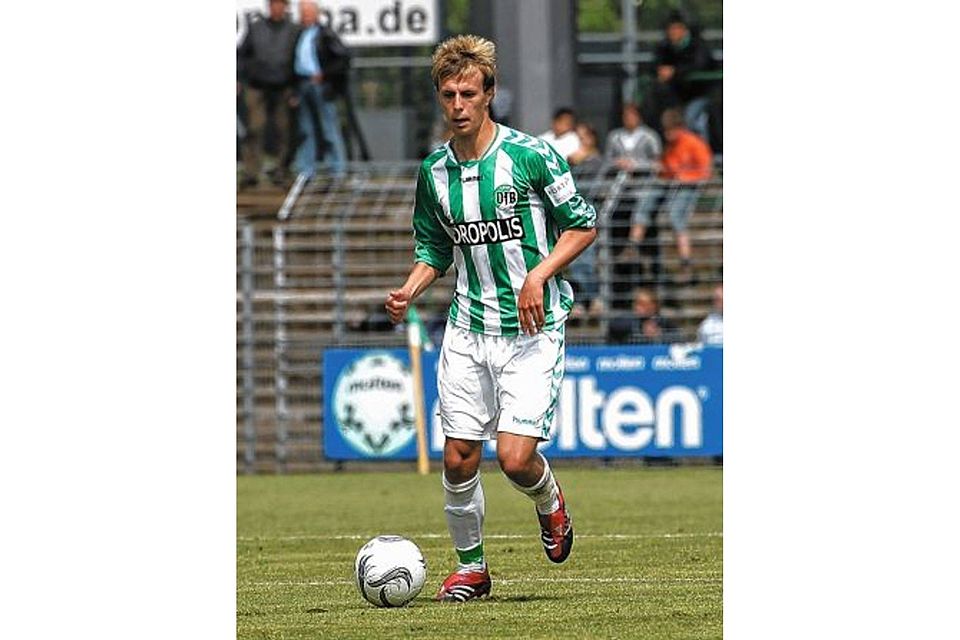 Nach sieben Jahren wieder in Lübeck unter Vertrag: Kevin Wölk, hier im VfB-Trikot der Regionalliga-Saison 2006/07. Foto: Jürgensen