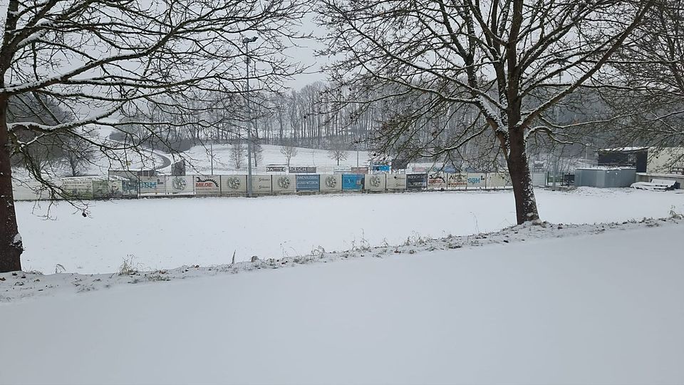 Erinnert eher an Wintersport: Die (Schnee-)Lage in Gebenbach.