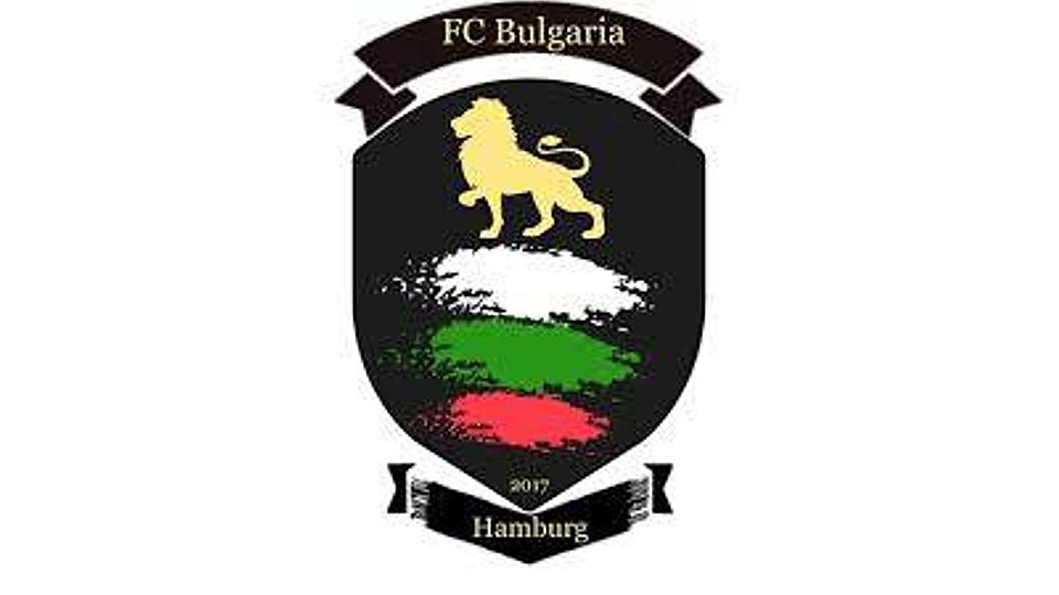 Das Wappen des FC Bulgaria Hamburg.