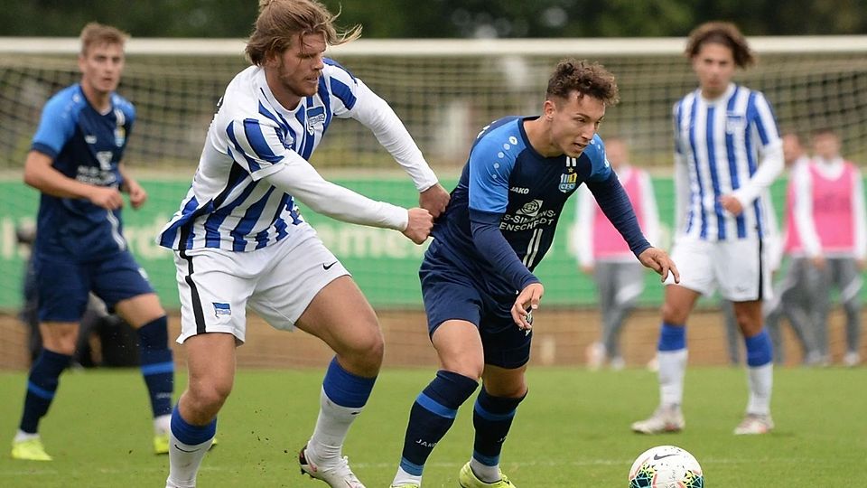 Ex Hertha BSC Profi in Aktion 