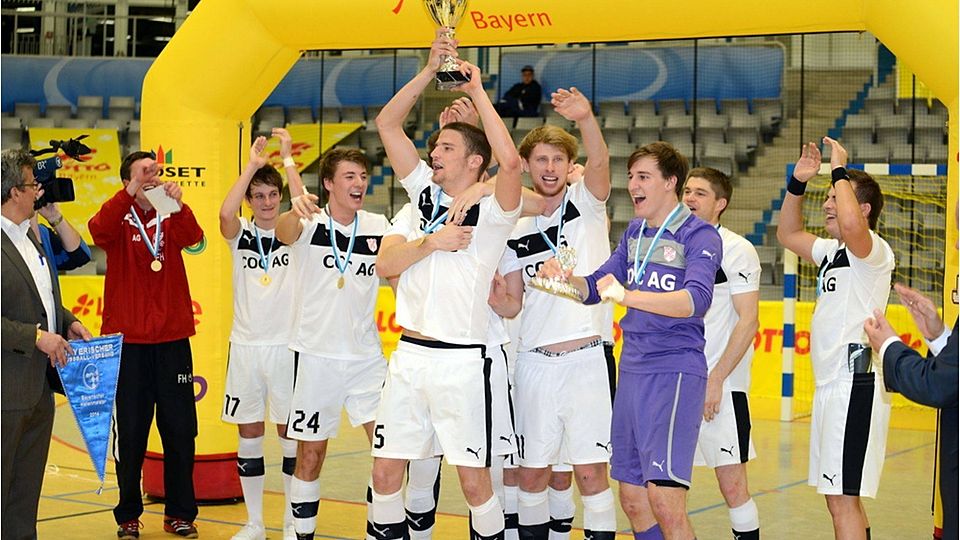 Der SV Erlbach triumphierte bei der Bayerischen Hallenmeisterschaft 2014 in Coburg F: Meier
