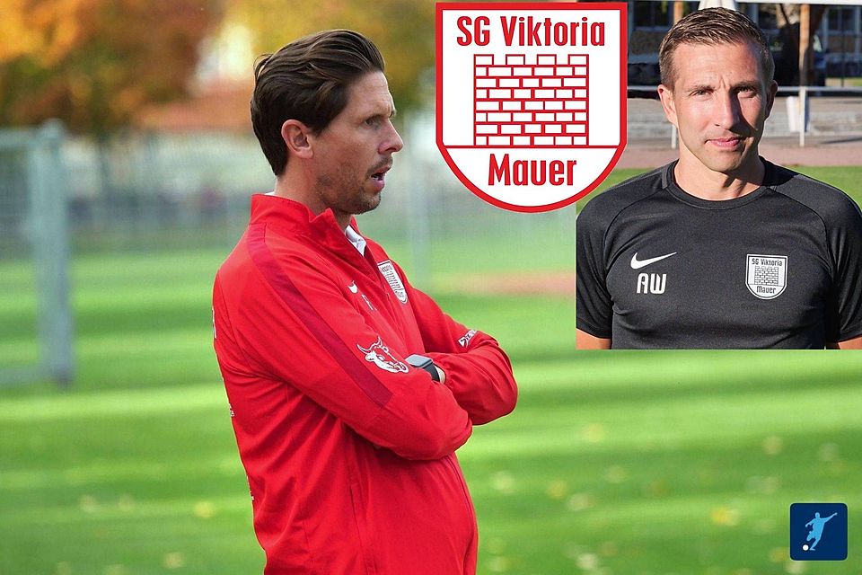 Frank Eversberg (l.) und Alexander Welz bleiben der SG Viktoria Mauer erhalten.