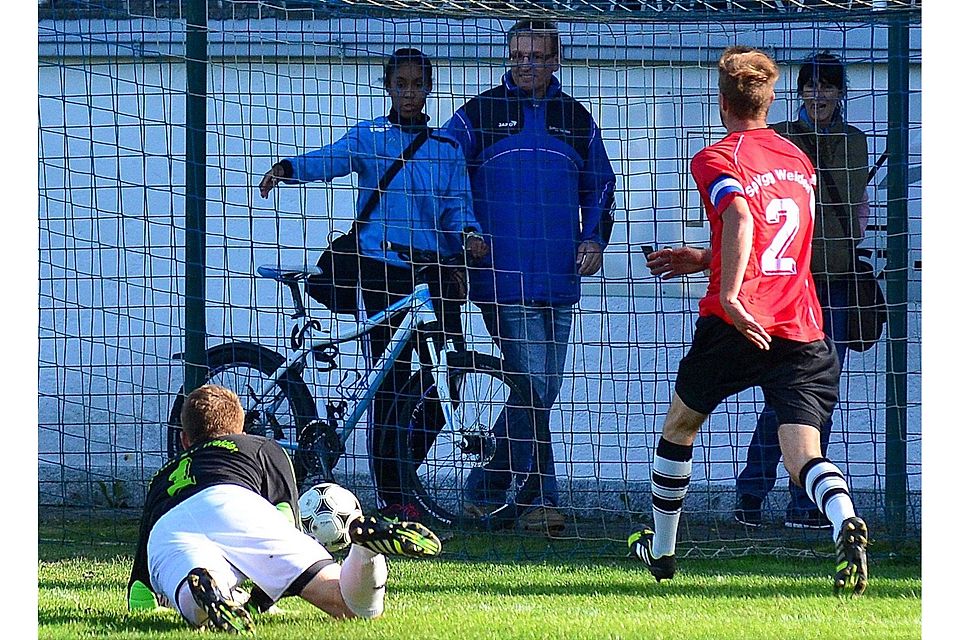 Auch gegen die DJK Ebnath will sich die SpVgg SV Weiden II behaupten und einen Pflicht-Dreier einfahren. F.: Werner Franken