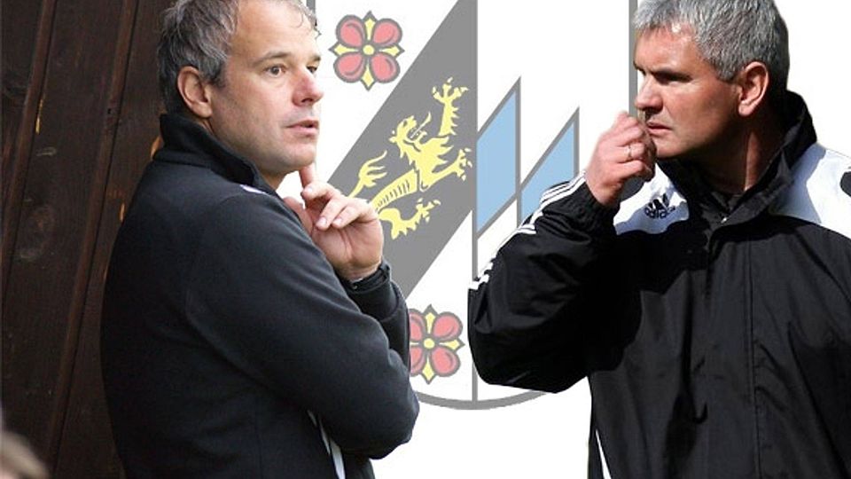 Coachen auch zur kommenden Saison den FC Tittling - Wolfgang Schiller und Rupert Sigl Foto:Grübl