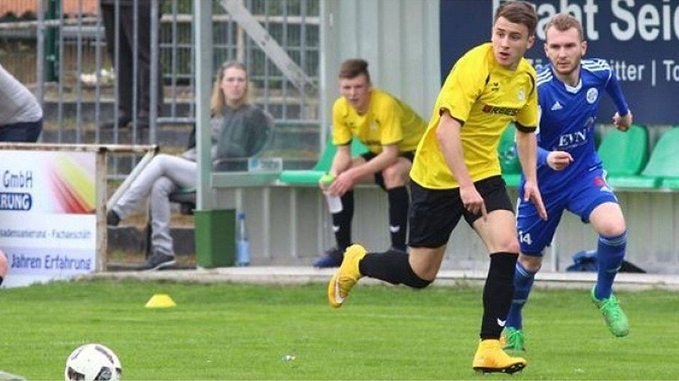 Denis Jäpel wechselt von Weimar zum FC Carl Zeiss Jena. © Sportfotos Nordhausen