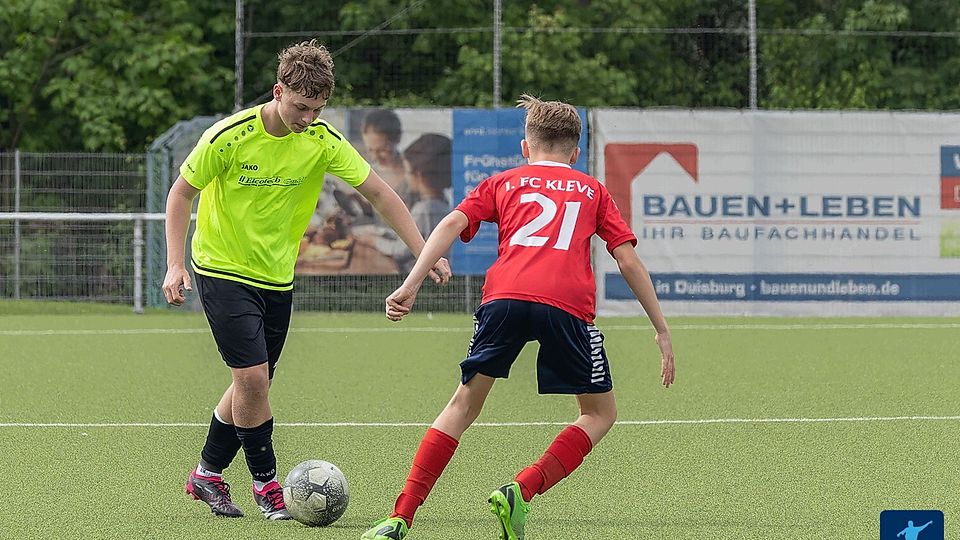 Der Klever Nachwuchs hat die Niederrheinliga noch im Blick.