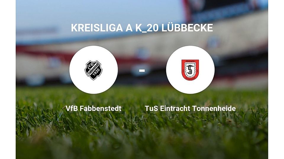 TuS Eintracht Tonnenheide erringt knappen Sieg gegen VfB Fabbenstedt - FuPa