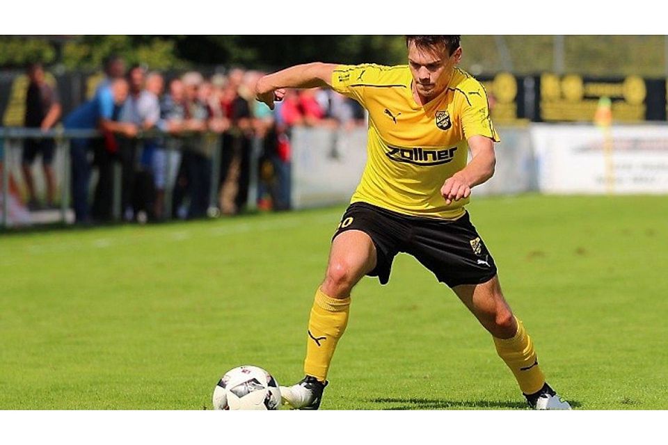 Philipp Weber verstärkt künftig den FC Sturm Hauzenberg  F: Tschannerl