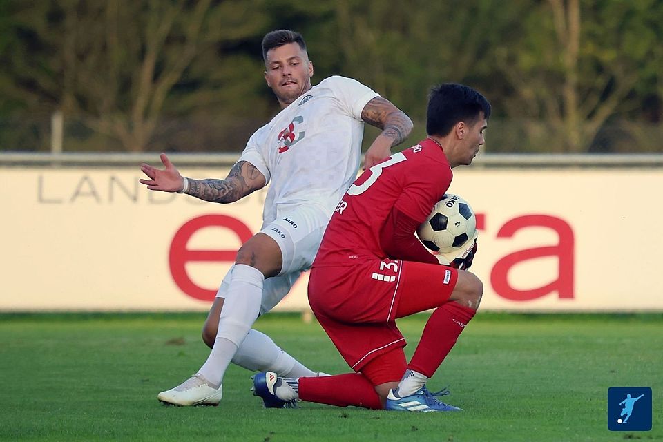 Auf einen Treffer im Landsberger Trikot wartet Maxi Berwein (li.) noch.