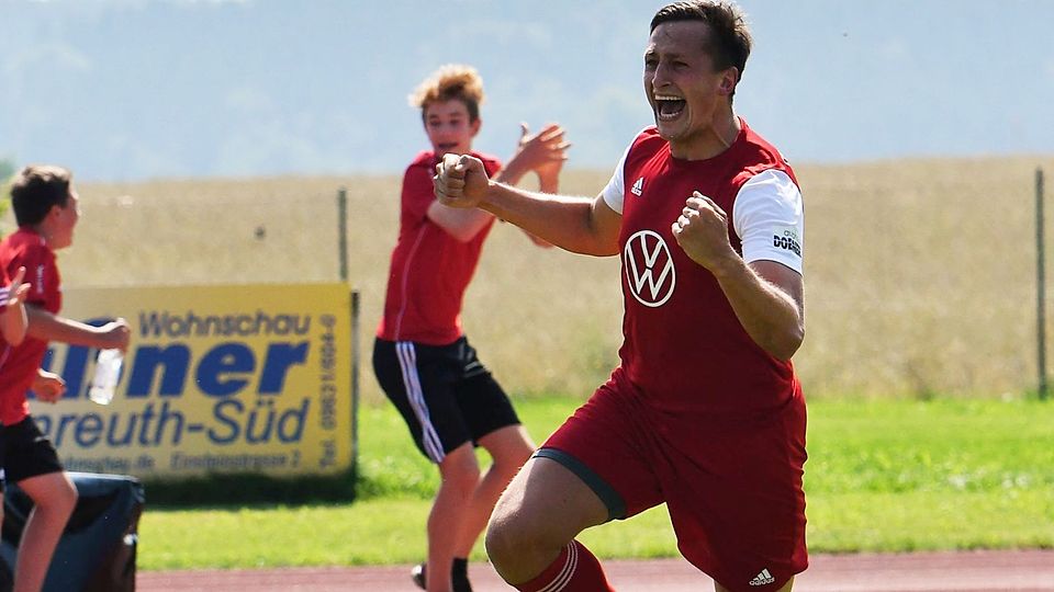 Daniel Bergmann erzielte in der Nachspielzeit den 3:2-Siegtreffer für die SpVgg Vohenstrauß gegen den FC Wernberg.