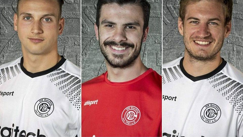 Matthew Durrans (li.), Petar Barukcic und Michael Weicker gehören in der Rückrunde nicht mehr zum Regionalliga-Kader des VfR Garching. Peter Wagner