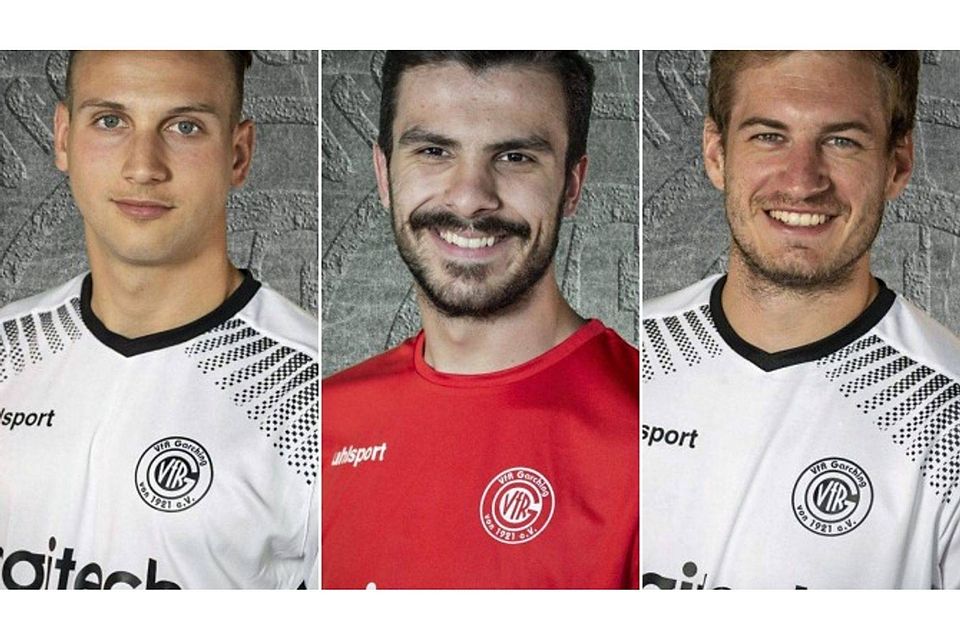 Matthew Durrans (li.), Petar Barukcic und Michael Weicker gehören in der Rückrunde nicht mehr zum Regionalliga-Kader des VfR Garching. Peter Wagner