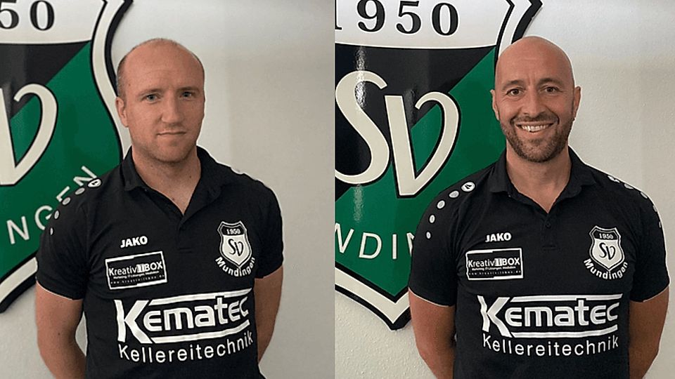 Assistent Ingo Brunner (links) und Cheftrainer Karsten Bickel machen weiter beim SV Mundingen. 
