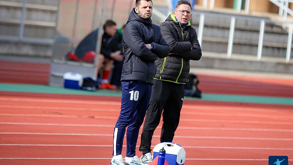 Marcel Helmecke (rechts) unterstützt künftig das Trainerteam des SV Fortuna Magdeburg II.