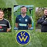 Stephan Jager, André Otten und Helmut Schönbein (v.l.n.r.) kommen neu zum SC West Köln.