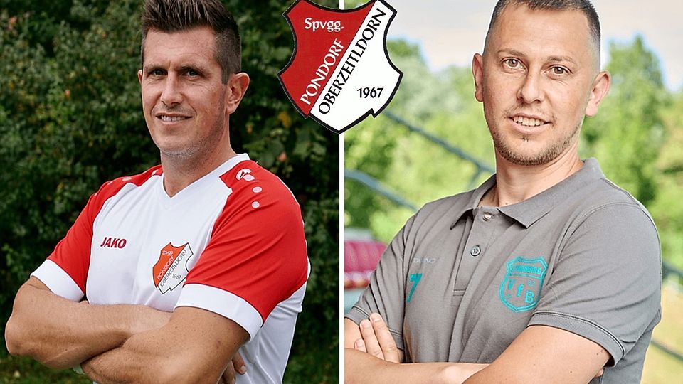 Michael Kettl (li.) geht in sein sechstes Jahr bei der SpVgg Pondorf-Oberzeitldorn, neu dabei ist Mariyan Angelov als spielender Co-Trainer.
