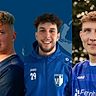 (v. l.:) Die Top-Torjäger 2023/24 Marius Seipt, Samy Smajlovic und Luca Uwe Herrmann.